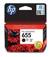 HP 655 Black Ink Cartridge                                  